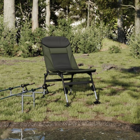 Silla de pesca con patas para barro ajustables plegable verde de , Sillas de jardín - Ref: Foro24-4006414, Precio: 83,08 €, D...