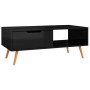 Mesa de centro madera ingeniería negro brillante 100x49,5x43 cm de vidaXL, Mesas de centro - Ref: Foro24-326793, Precio: 71,6...