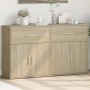 Aparador de madera de ingeniería 2 uds roble Sonoma 60x31x70 cm de , Aparadores - Ref: Foro24-3276548, Precio: 132,51 €, Desc...