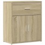 Aparador de madera de ingeniería 2 uds roble Sonoma 60x31x70 cm de , Aparadores - Ref: Foro24-3276548, Precio: 132,51 €, Desc...