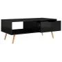 Mesa de centro madera ingeniería negro brillante 100x49,5x43 cm de vidaXL, Mesas de centro - Ref: Foro24-326793, Precio: 70,7...