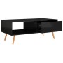 Mesa de centro madera ingeniería negro brillante 100x49,5x43 cm de vidaXL, Mesas de centro - Ref: Foro24-326793, Precio: 71,6...