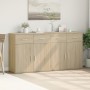 Aparadores 2 uds madera de ingeniería roble Sonoma 79x38x80 cm de , Aparadores - Ref: Foro24-3276618, Precio: 214,16 €, Descu...