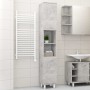 Armario de baño contrachapada gris hormigón 30x30x179 cm de , Muebles de baño - Ref: Foro24-802628, Precio: 88,06 €, Descuent...