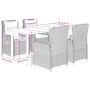 Set de muebles jardín 5 pzas con cojines ratán sintético negro de , Conjuntos de jardín - Ref: Foro24-3262836, Precio: 559,82...