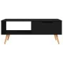 Black engineered wood TV cabinet 100x49.5x43 cm by vidaXL, Coffee table - Ref: Foro24-326787, Price: 75,64 €, Discount: %