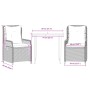 Set comedor de jardín 3 piezas y cojines ratán sintético marrón de , Conjuntos de jardín - Ref: Foro24-3262971, Precio: 297,5...