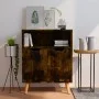 Aparador de madera de ingeniería roble ahumado 60x30x72 cm de vidaXL, Aparadores - Ref: Foro24-326830, Precio: 71,91 €, Descu...