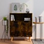 Aparador de madera de ingeniería roble ahumado 60x30x72 cm de vidaXL, Aparadores - Ref: Foro24-326830, Precio: 72,78 €, Descu...