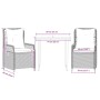 Set comedor de jardín 3 pzas con cojines ratán sintético beige de , Conjuntos de jardín - Ref: Foro24-3262999, Precio: 305,88...