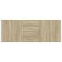 Aparadores 3 uds madera contrachapada color roble sonoma de , Aparadores - Ref: Foro24-3276611, Precio: 267,07 €, Descuento: %