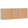 Aparadores 3 uds madera contrachapada color roble sonoma de , Aparadores - Ref: Foro24-3276611, Precio: 267,07 €, Descuento: %
