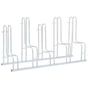 Soporte para 5 bicicletas suelo independiente acero galvanizado de , Bases y soportes para almacenar bicicletas - Ref: Foro24...