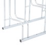 Soporte para 5 bicicletas suelo independiente acero galvanizado de , Bases y soportes para almacenar bicicletas - Ref: Foro24...
