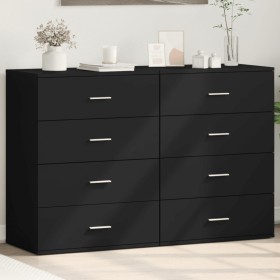 Aparadores 2 uds madera de ingeniería negro 60x39x80 cm de , Aparadores - Ref: Foro24-3276624, Precio: 208,05 €, Descuento: %