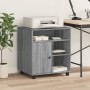 Soporte para impresora con ruedas gris Sonoma 60x50x67 cm de , Soportes para impresoras - Ref: Foro24-840630, Precio: 100,74 ...