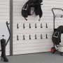 Ganchos de pared en fomra de J 12 unidades acero negro de , Accesorios para riendas de caballos - Ref: Foro24-172460, Precio:...