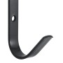 Ganchos de pared en fomra de J 12 unidades acero negro de , Accesorios para riendas de caballos - Ref: Foro24-172460, Precio:...