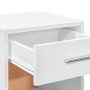 Mesita de noche madera de ingeniería blanco 35x34x65 cm de , Mesitas de noche - Ref: Foro24-840576, Precio: 47,46 €, Descuent...