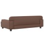 Sofá para niños de cuero sintético marrón 90x53x30 cm de , Mobiliario para bebés y niños pequeños - Ref: Foro24-3196289, Prec...