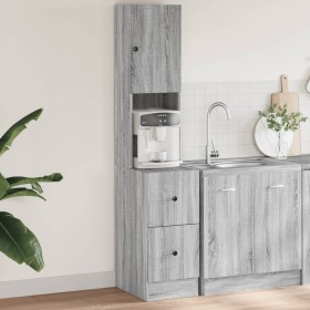 Mueble de cocina madera de ingeniería gris Sonoma 35x50x180 cm de , Armarios de cocina - Ref: Foro24-840763, Precio: 95,47 €,...