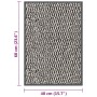 Felpudo de nudo marrón claro 40x60 cm de vidaXL, Felpudos - Ref: Foro24-326943, Precio: 12,62 €, Descuento: %