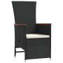 Set de comedor de jardín 9 pzas y cojines ratán sintético negro de , Conjuntos de jardín - Ref: Foro24-3277526, Precio: 1,00 ...