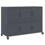 Aparador acero gris antracita 100,5x39x72 cm de , Aparadores - Ref: Foro24-846742, Precio: 183,41 €, Descuento: %