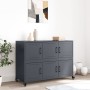 Aparador acero gris antracita 100,5x39x72 cm de , Aparadores - Ref: Foro24-846742, Precio: 183,41 €, Descuento: %