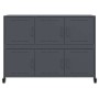 Aparador acero gris antracita 100,5x39x72 cm de , Aparadores - Ref: Foro24-846742, Precio: 183,41 €, Descuento: %