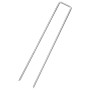 Clavijas de tierra forma U 50 uds acero galvanizado 20x3,5 cm de , Accesorios para tiendas de campaña - Ref: Foro24-4009366, ...