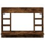 Escritorio de pared madera ingeniería roble ahumado 105x48x75cm de , Escritorios - Ref: Foro24-847972, Precio: 76,44 €, Descu...