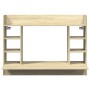 Escritorio de pared madera ingeniería roble Sonoma 105x48x75 cm de , Escritorios - Ref: Foro24-847970, Precio: 81,76 €, Descu...