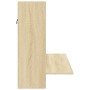 Escritorio de pared madera ingeniería roble Sonoma 105x48x75 cm de , Escritorios - Ref: Foro24-847970, Precio: 81,76 €, Descu...