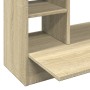 Escritorio de pared madera ingeniería roble Sonoma 105x48x75 cm de , Escritorios - Ref: Foro24-847970, Precio: 81,76 €, Descu...