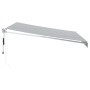 Toldo retráctil aluminio y tela gris antracita y blanco 4x3 m de , Toldos - Ref: Foro24-3216115, Precio: 439,67 €, Descuento: %
