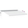 Toldo retráctil aluminio y tela gris antracita y blanco 4x3 m de , Toldos - Ref: Foro24-3216115, Precio: 439,67 €, Descuento: %