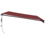Toldo retráctil automático burdeos 450x300 cm de , Toldos - Ref: Foro24-3310191, Precio: 475,59 €, Descuento: %