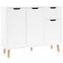 Aparador madera de ingeniería blanco brillante 90x30x72 cm de vidaXL, Aparadores - Ref: Foro24-326819, Precio: 148,21 €, Desc...