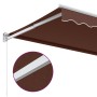 Toldo retráctil manual marrón 350x250 cm de , Toldos - Ref: Foro24-3215699, Precio: 231,92 €, Descuento: %