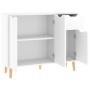 Aparador madera de ingeniería blanco brillante 90x30x72 cm de vidaXL, Aparadores - Ref: Foro24-326819, Precio: 148,21 €, Desc...