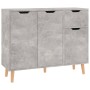 Aparador de madera de ingeniería gris hormigón 90x30x72 cm de vidaXL, Aparadores - Ref: Foro24-326817, Precio: 109,41 €, Desc...
