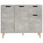 Aparador de madera de ingeniería gris hormigón 90x30x72 cm de vidaXL, Aparadores - Ref: Foro24-326817, Precio: 107,64 €, Desc...