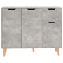 Aparador de madera de ingeniería gris hormigón 90x30x72 cm de vidaXL, Aparadores - Ref: Foro24-326817, Precio: 109,41 €, Desc...