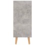 Aparador de madera de ingeniería gris hormigón 90x30x72 cm de vidaXL, Aparadores - Ref: Foro24-326817, Precio: 109,41 €, Desc...