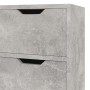 Aparador de madera de ingeniería gris hormigón 90x30x72 cm de vidaXL, Aparadores - Ref: Foro24-326817, Precio: 109,41 €, Desc...