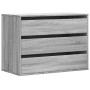 Cajonera de esquina madera ingeniería gris Sonoma 80x41x58 cm de , Cajoneras - Ref: Foro24-852857, Precio: 108,44 €, Descuent...