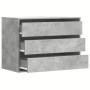 Cajonera de esquina madera ingeniería gris hormigón 80x41x58 cm de , Cajoneras - Ref: Foro24-852855, Precio: 109,36 €, Descue...