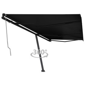 Toldo de pie automático gris antracita 600x350 cm de , Toldos - Ref: Foro24-3069889, Precio: 851,10 €, Descuento: %