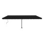 Toldo de pie automático gris antracita 600x350 cm de , Toldos - Ref: Foro24-3069889, Precio: 851,10 €, Descuento: %